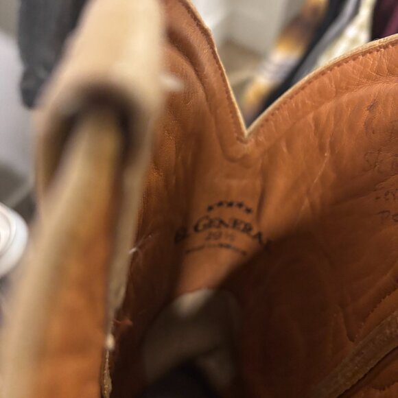 Vintage Genuine Ostrich Full Quill Cowboy Boots - Picture 6 of 6